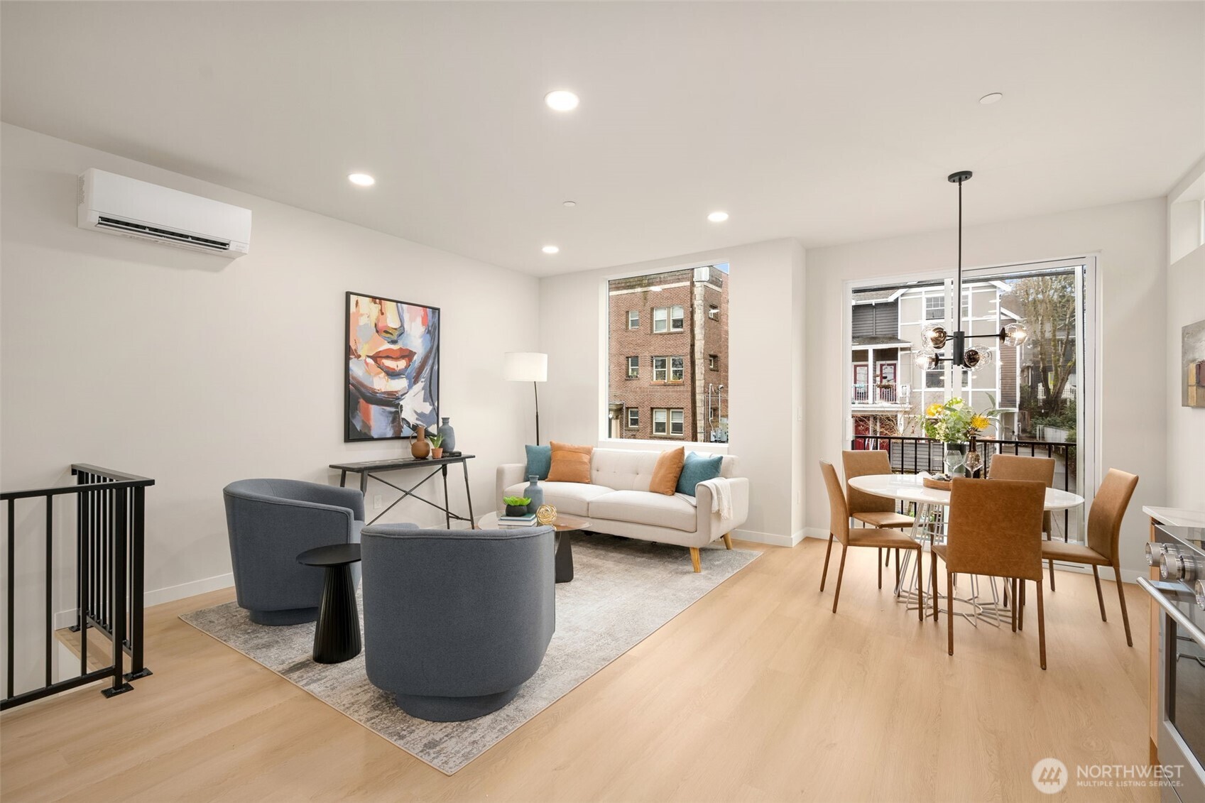 Thoughtfully designed for connection, the living area offers a refined ambiance for both daily relaxation and hosting guests