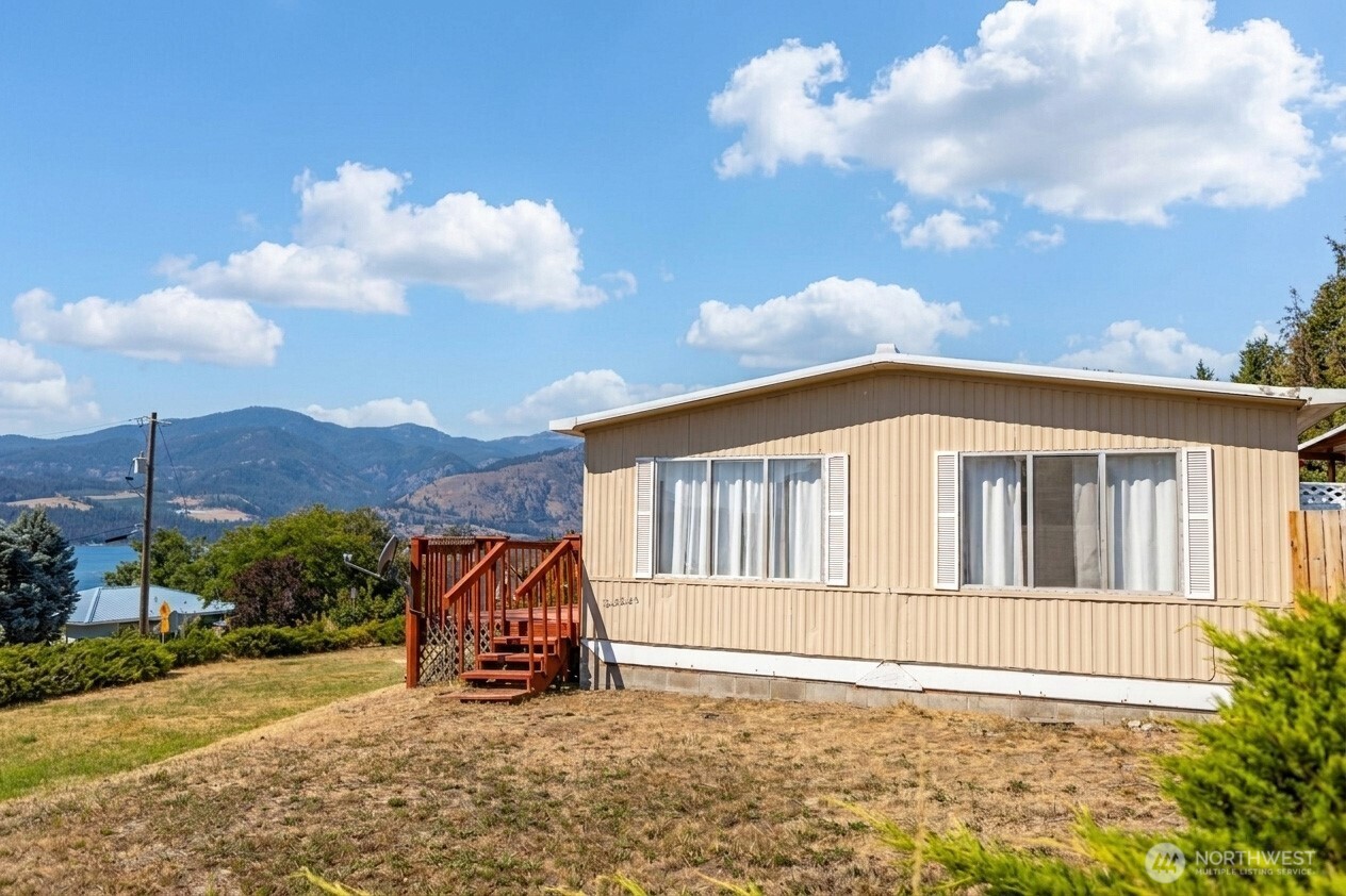 View from the back yard.