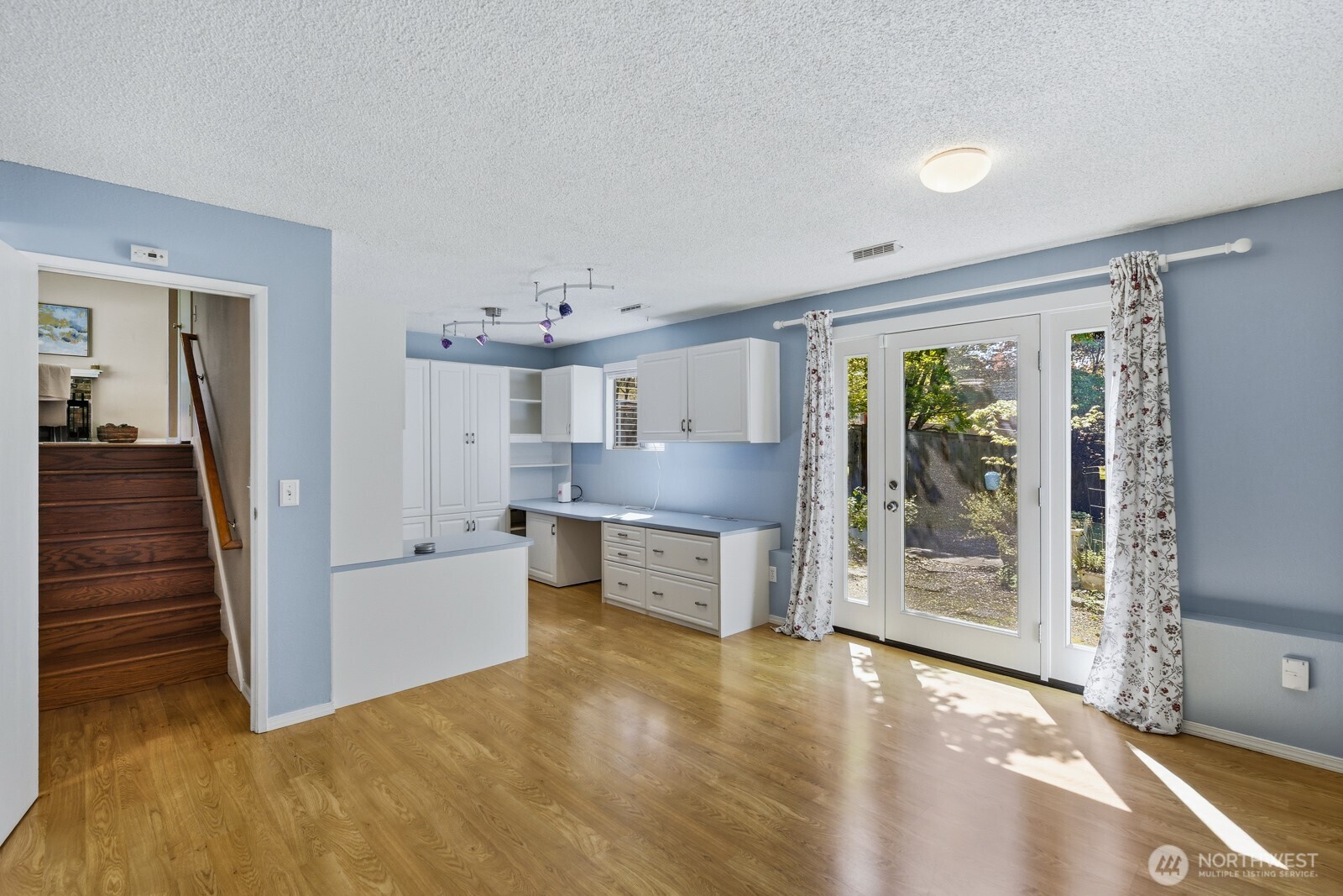 Lots of natural light.