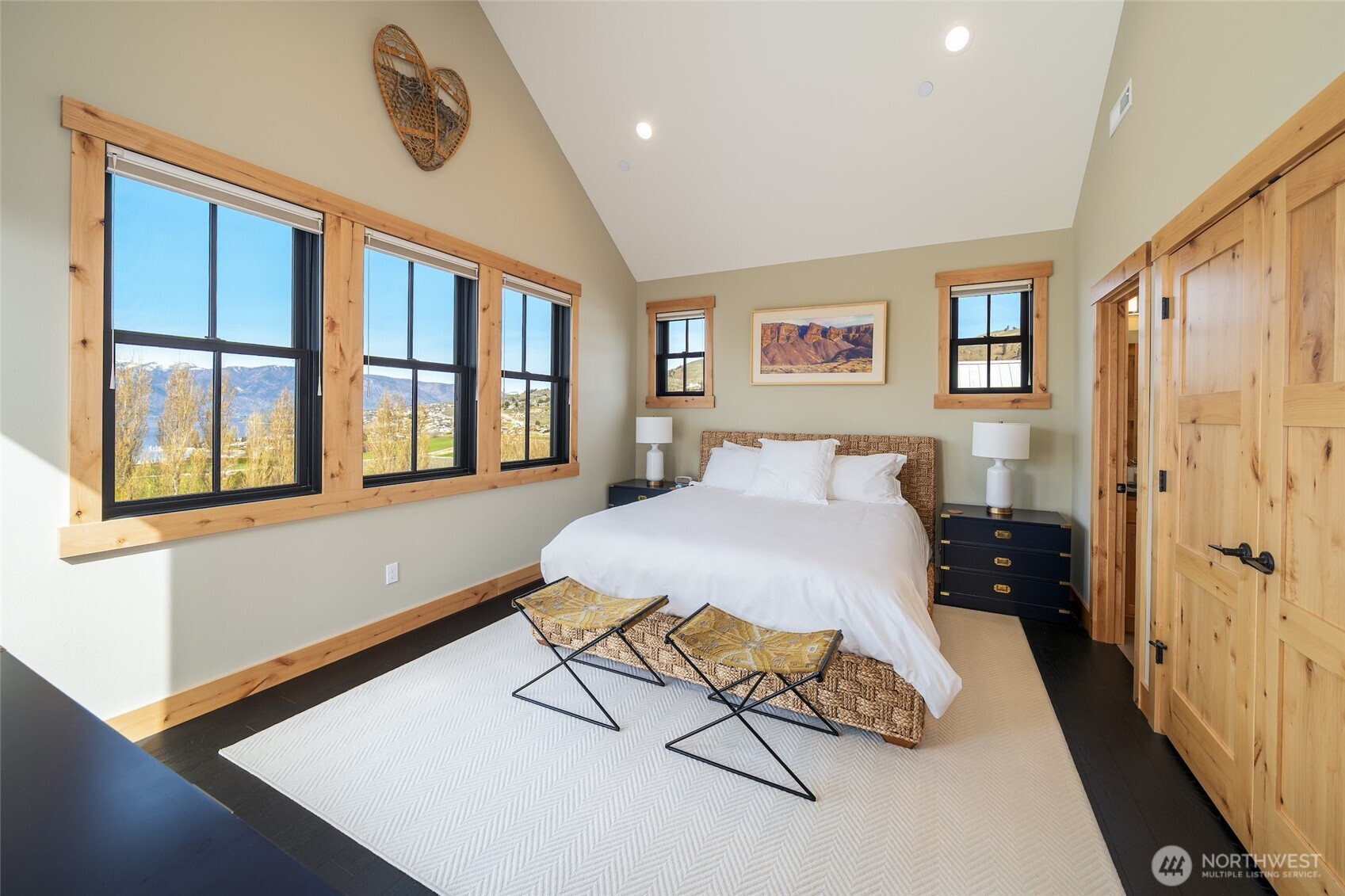 Primary suite on upper floor