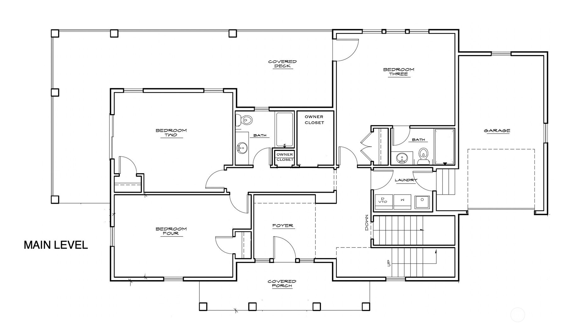 Main level floorpan