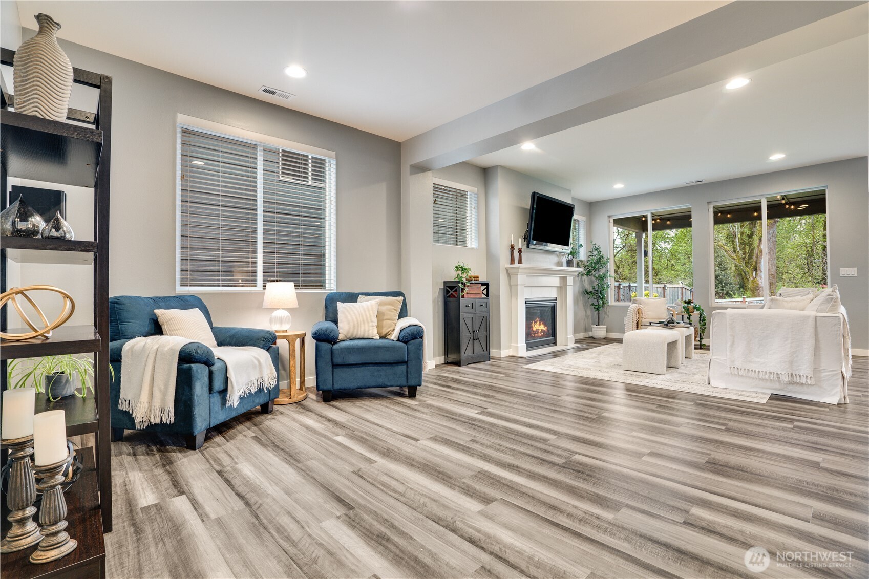 Expansive living, dining and kitchen space; open and overlooking your private, fully fenced backyard