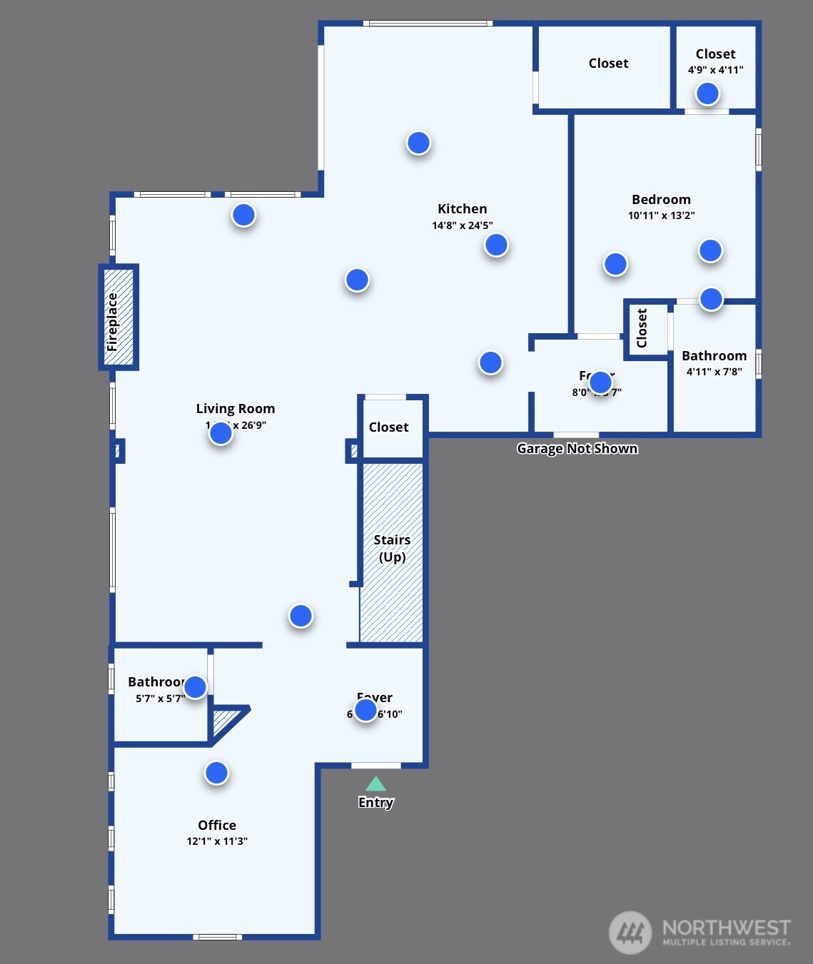 Layout of the 1st Floor. Don’t miss the 3D Tour.