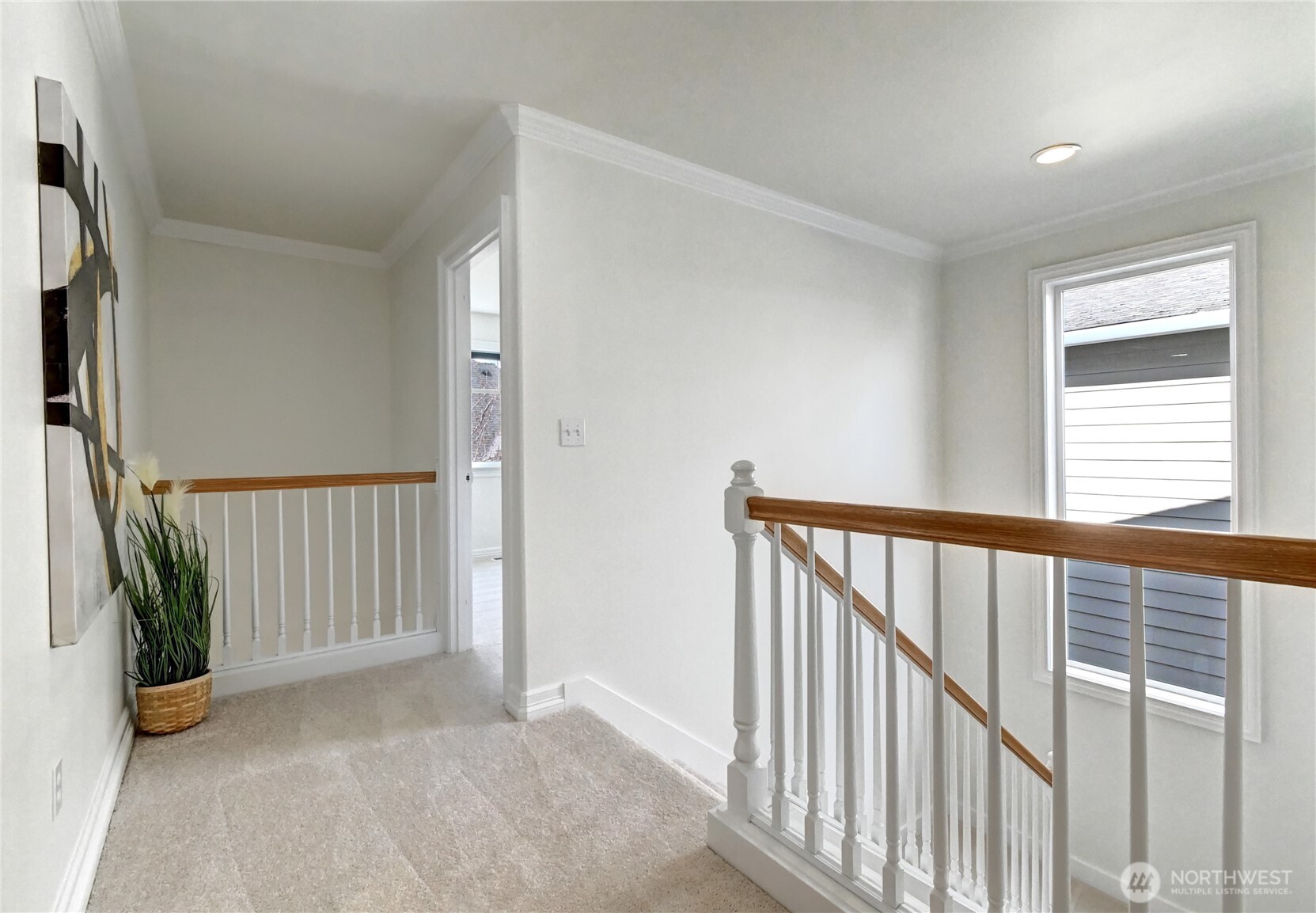 All four bedrooms are upstairs.