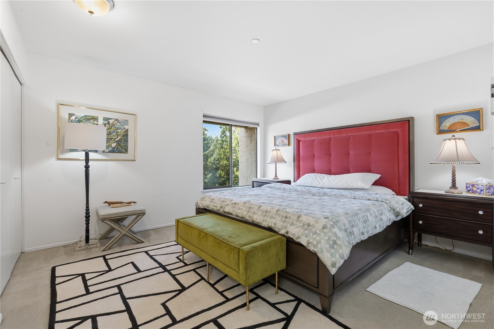 Spacious Master Bedroom with Stunning Lake View