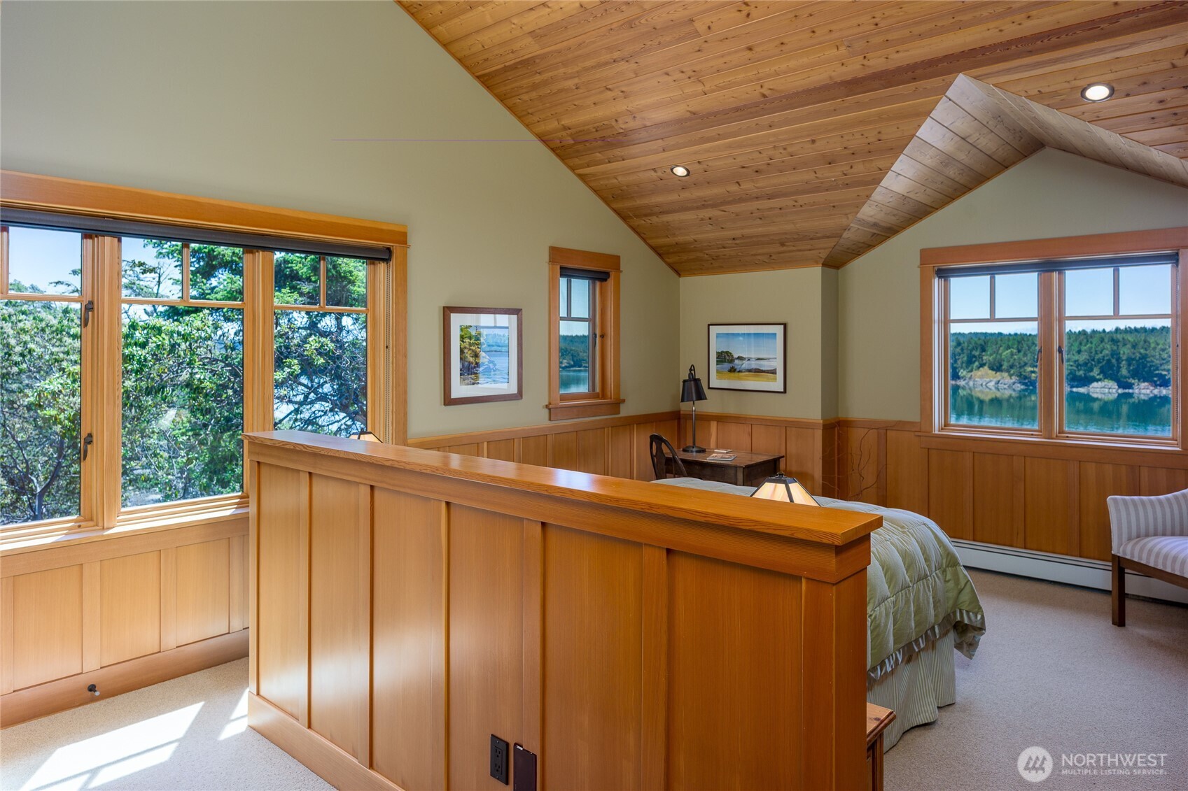 The third bedroom could easily be an office.