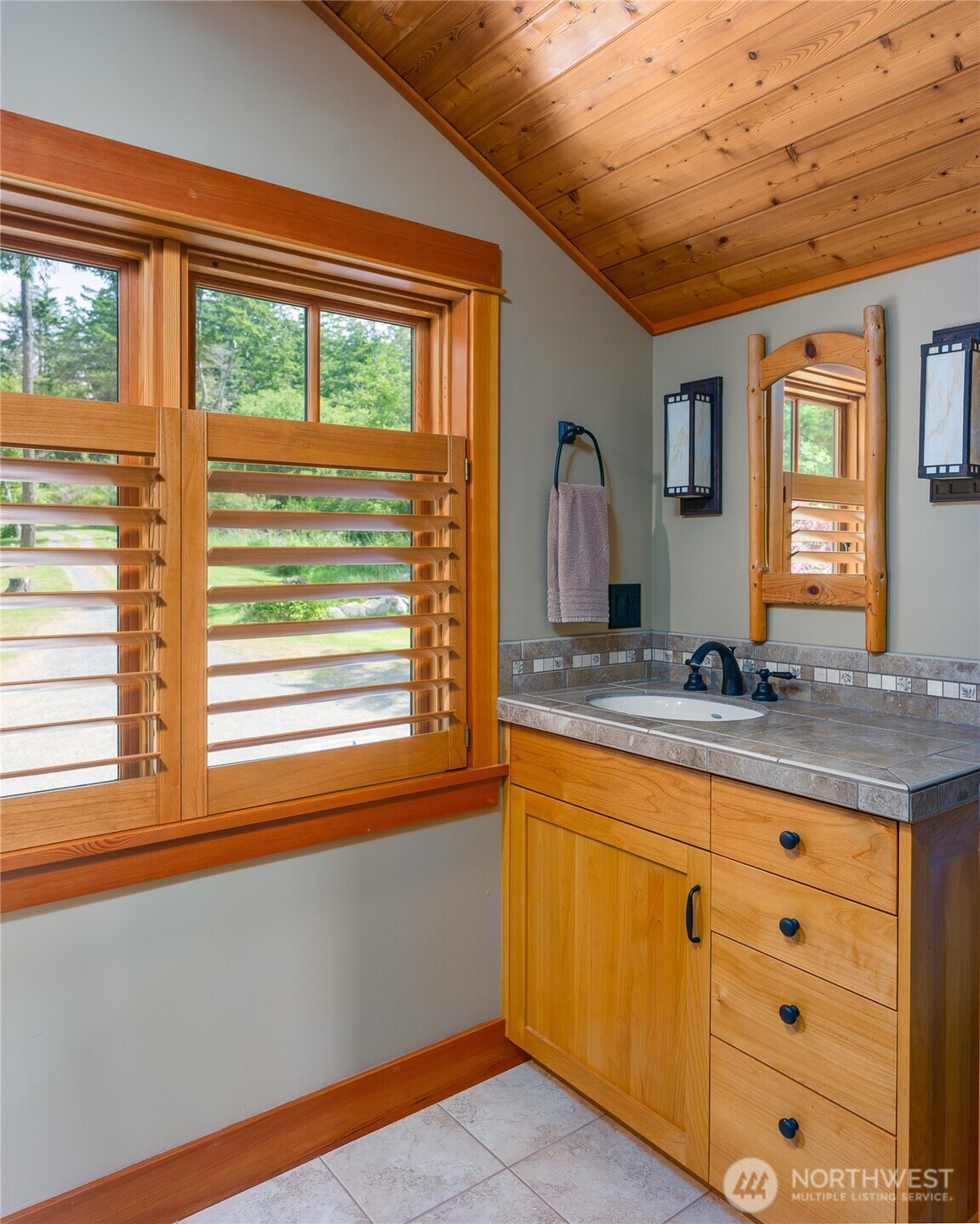 Three quarter bath for the studio.