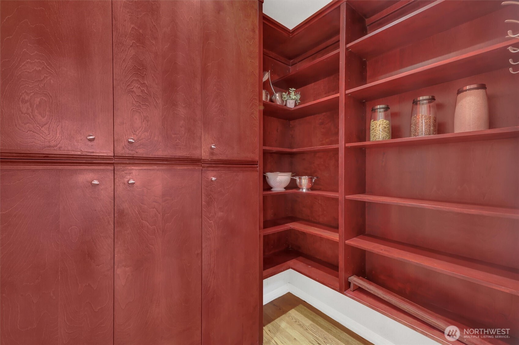 Large walk-in pantry with tons of storage