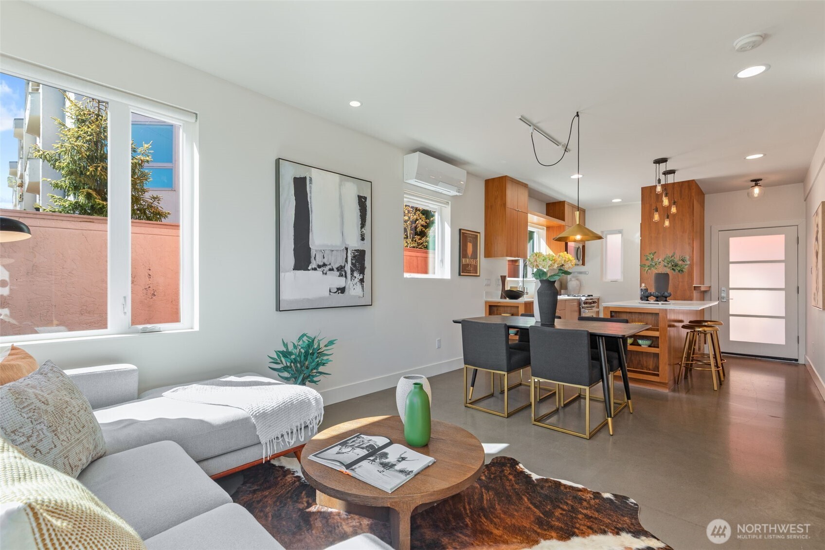 Heated concrete floors