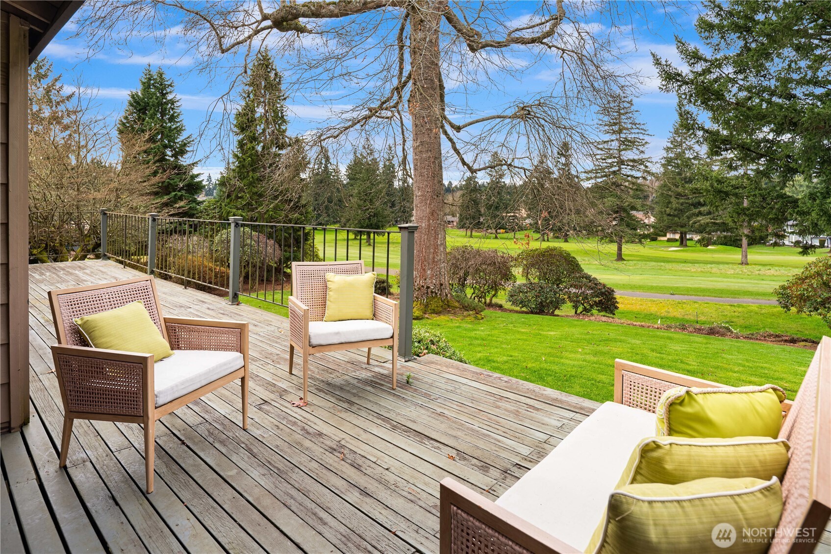 Fabulous set up, just a couple houses away from the 14th tee box.