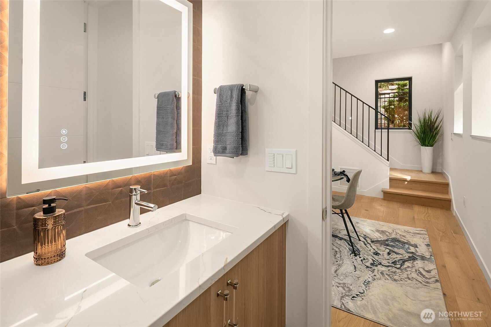 Interior photos from Model Home #3 (270 118th Ave SE)