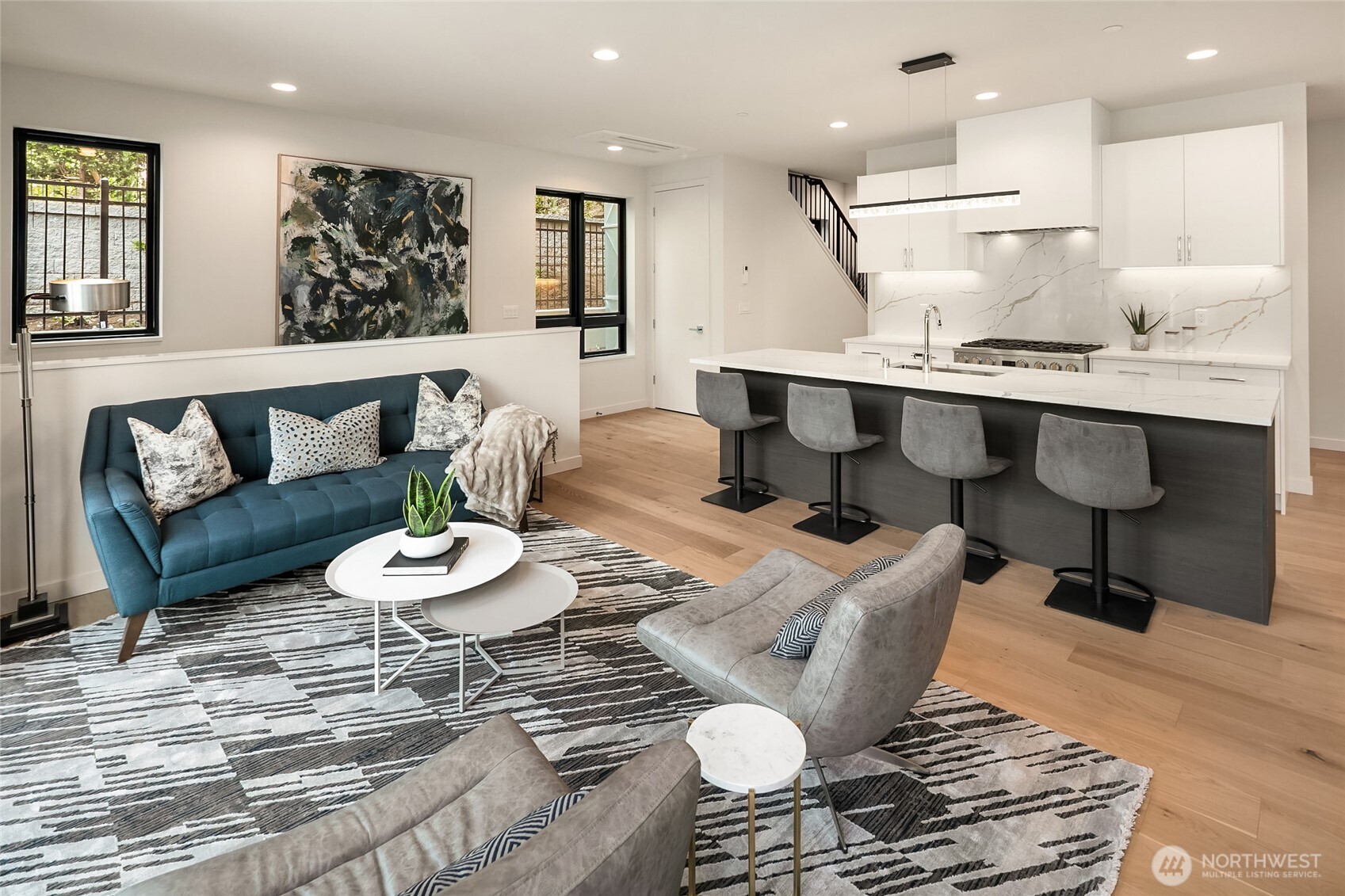 Interior photos from Model Home #3 (270 118th Ave SE)