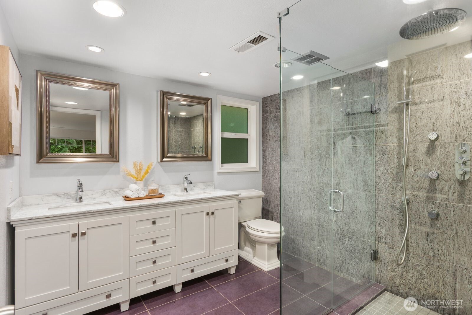Primary Bathroom with newer vanity