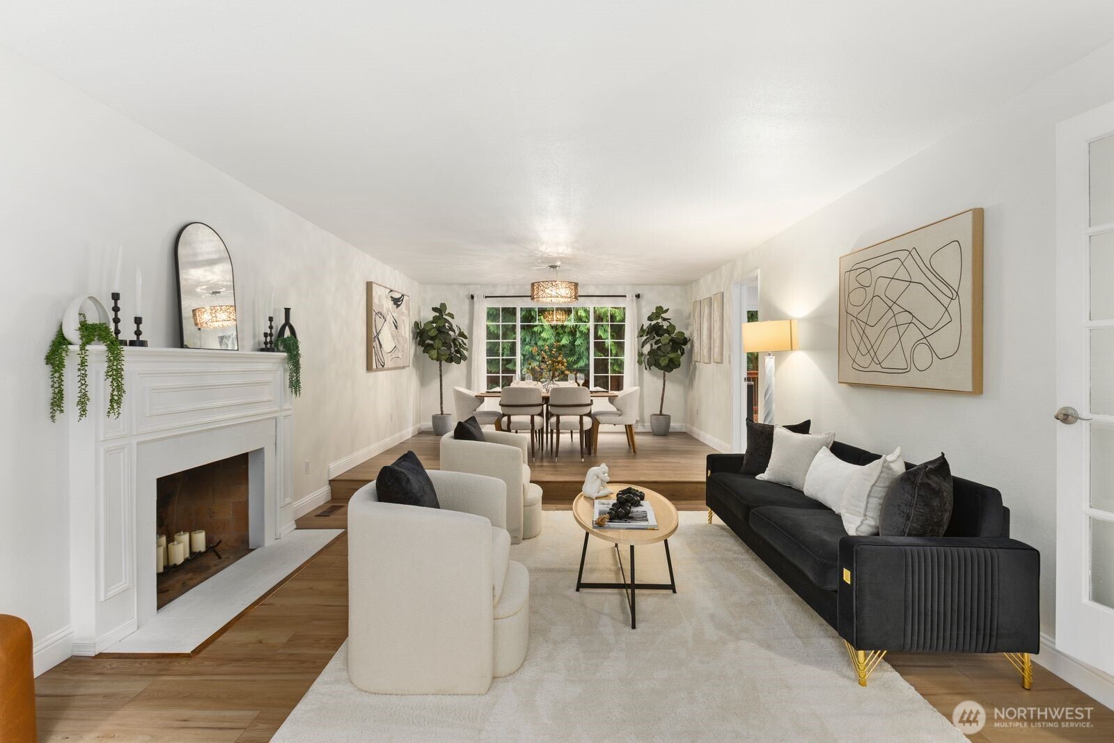 Formal Living and Dining Area