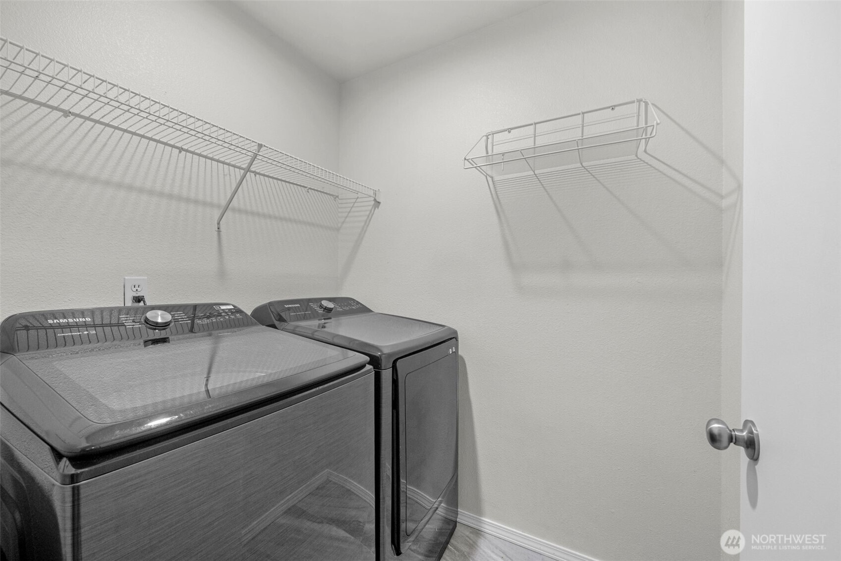 Full size washer and dryer included!