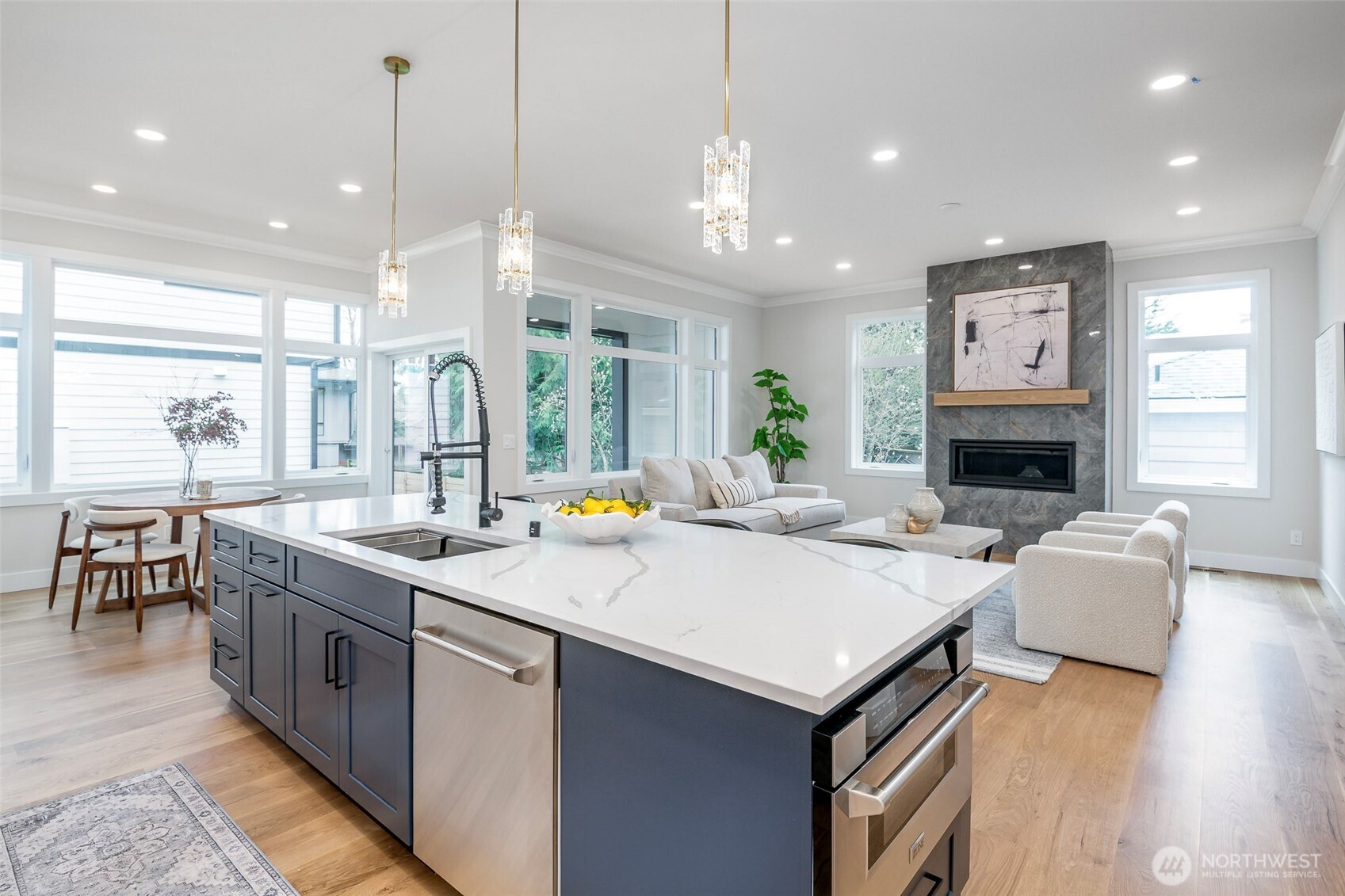 Gourmet kitchen featuring ZLINE and the Cafe collection appliances.