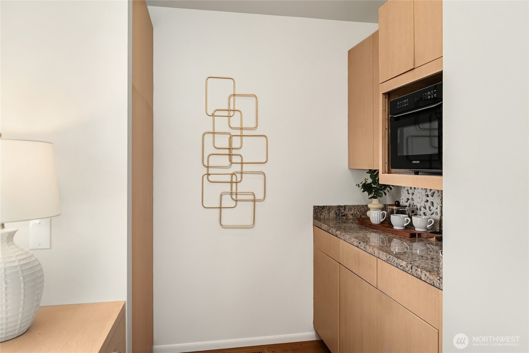 Kitchen with abundant storage!