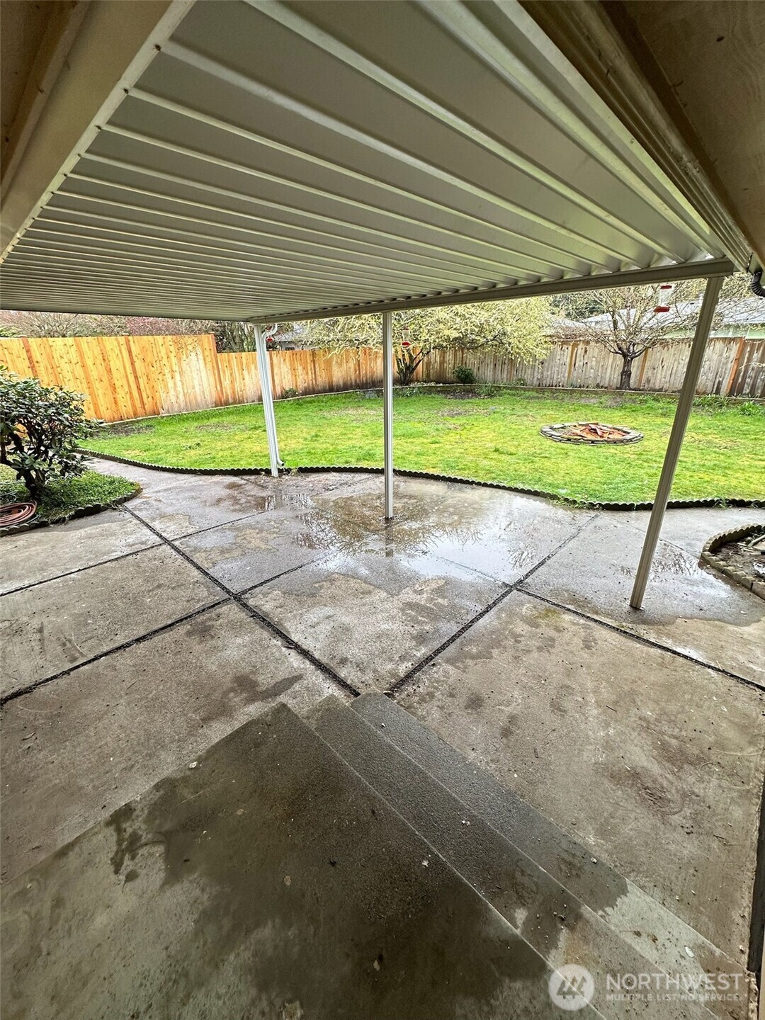 Covered patio