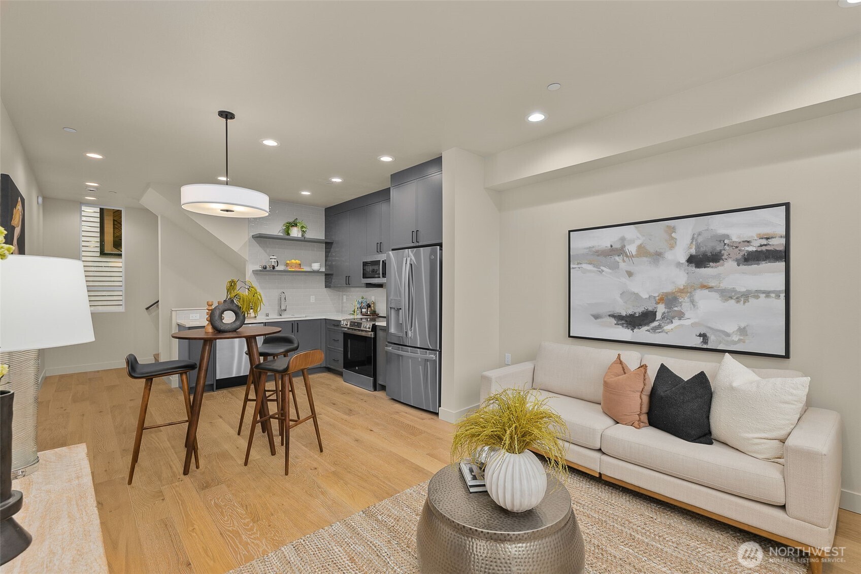 Intuitive layout connects kitchen, dining, and living zones—ideal for gathering, entertaining, or unwinding.