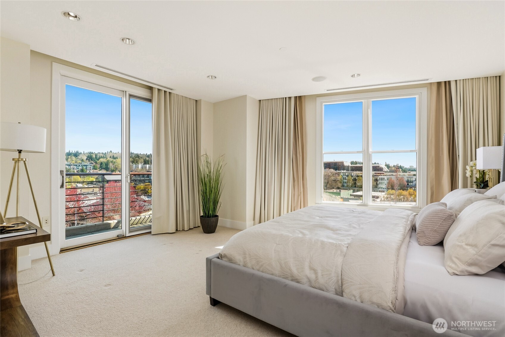 Primary suite with wonderful views.