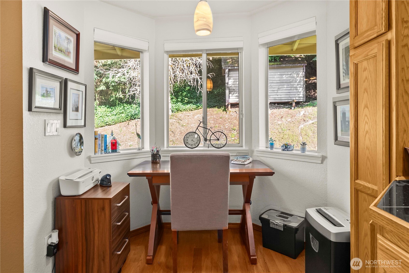 Tons of storage in the fridge and built in pantry.  All appliances stay!