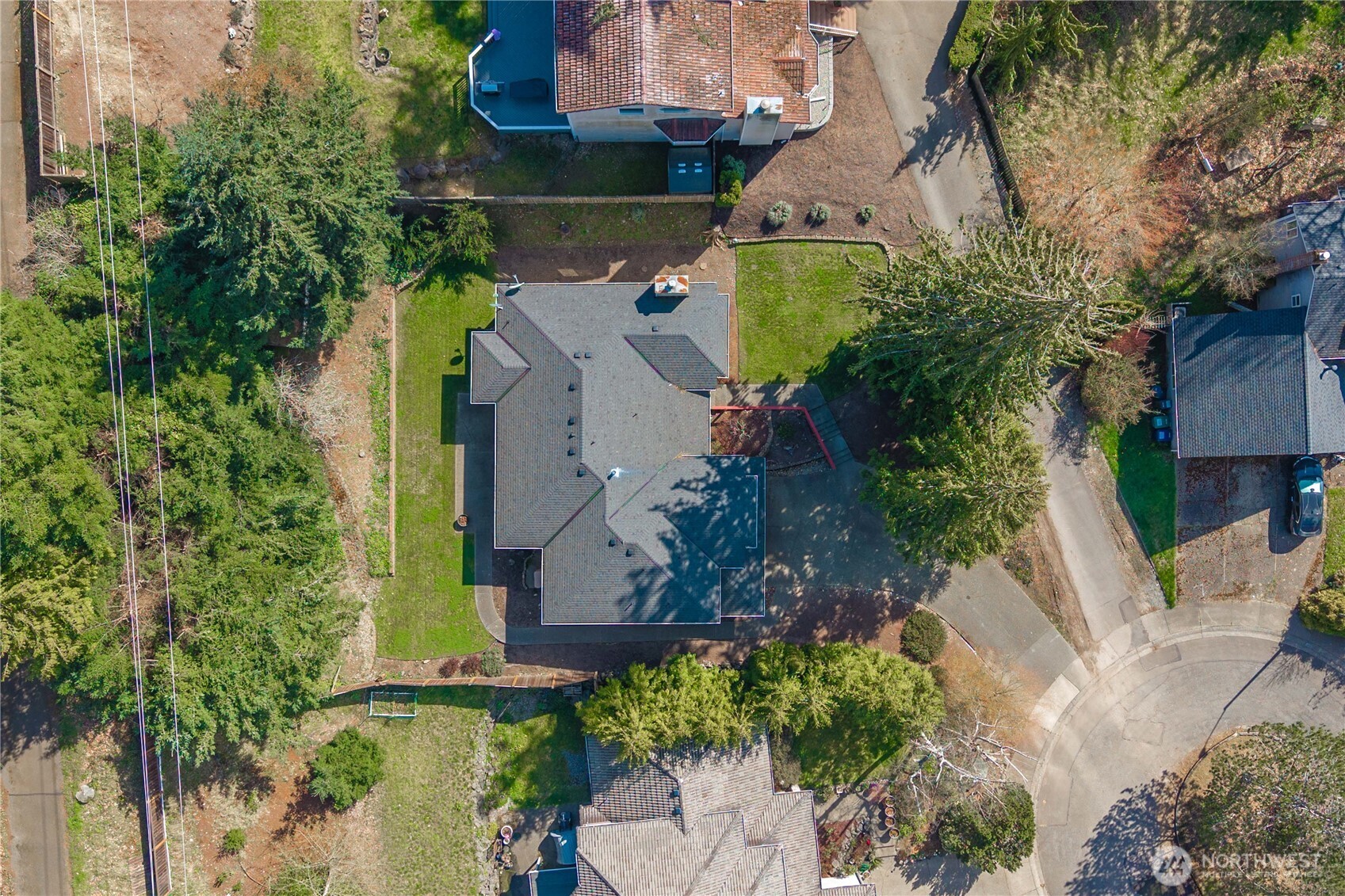 Aerial View of the property