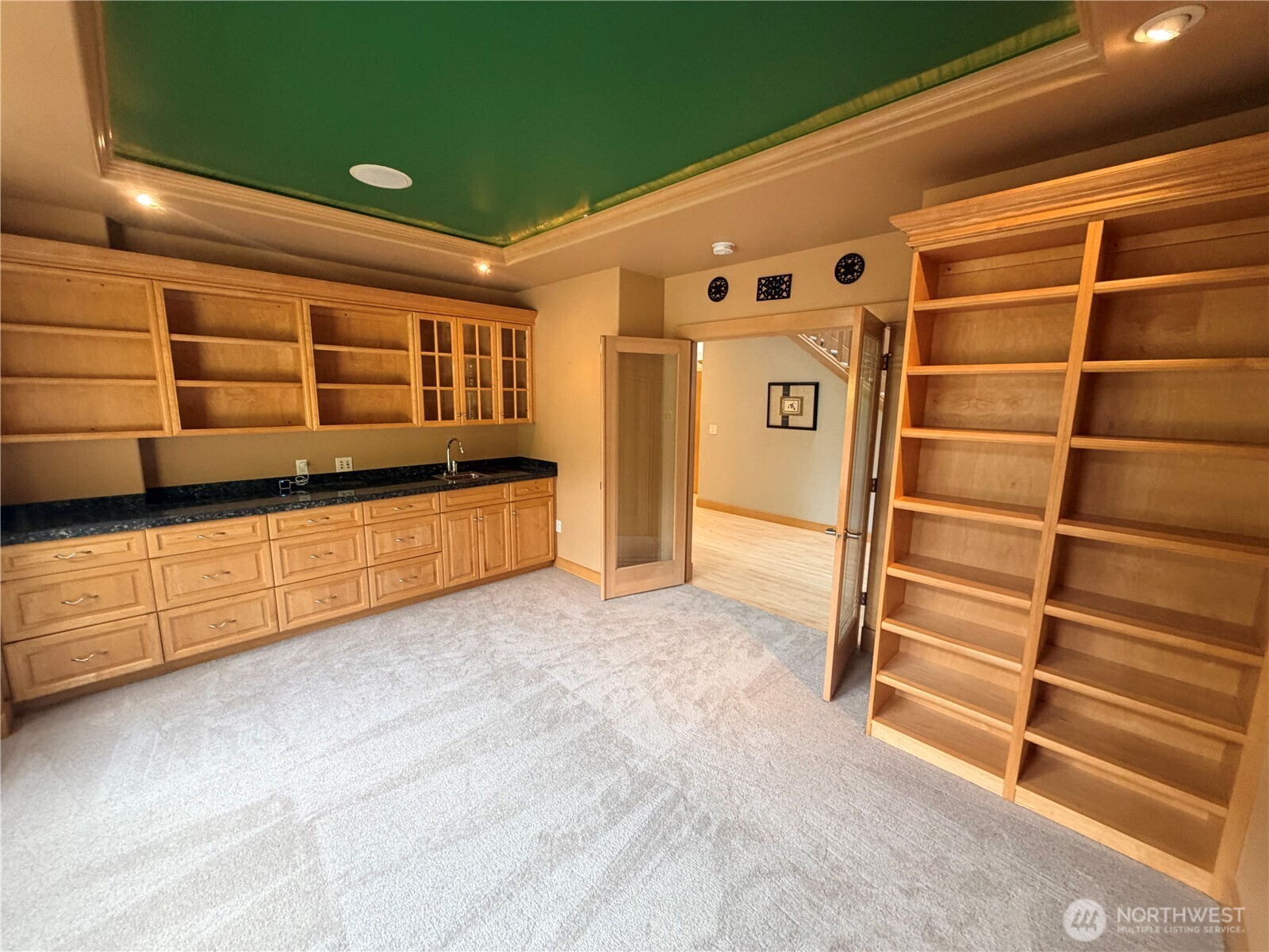 Den/Office with Wet Bar on main level