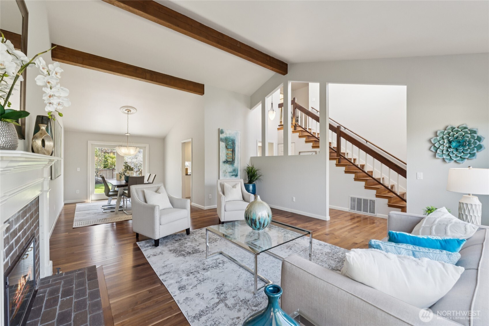 The natural flow carries you from one space to the next, with an easy connection between living areas and beyond.