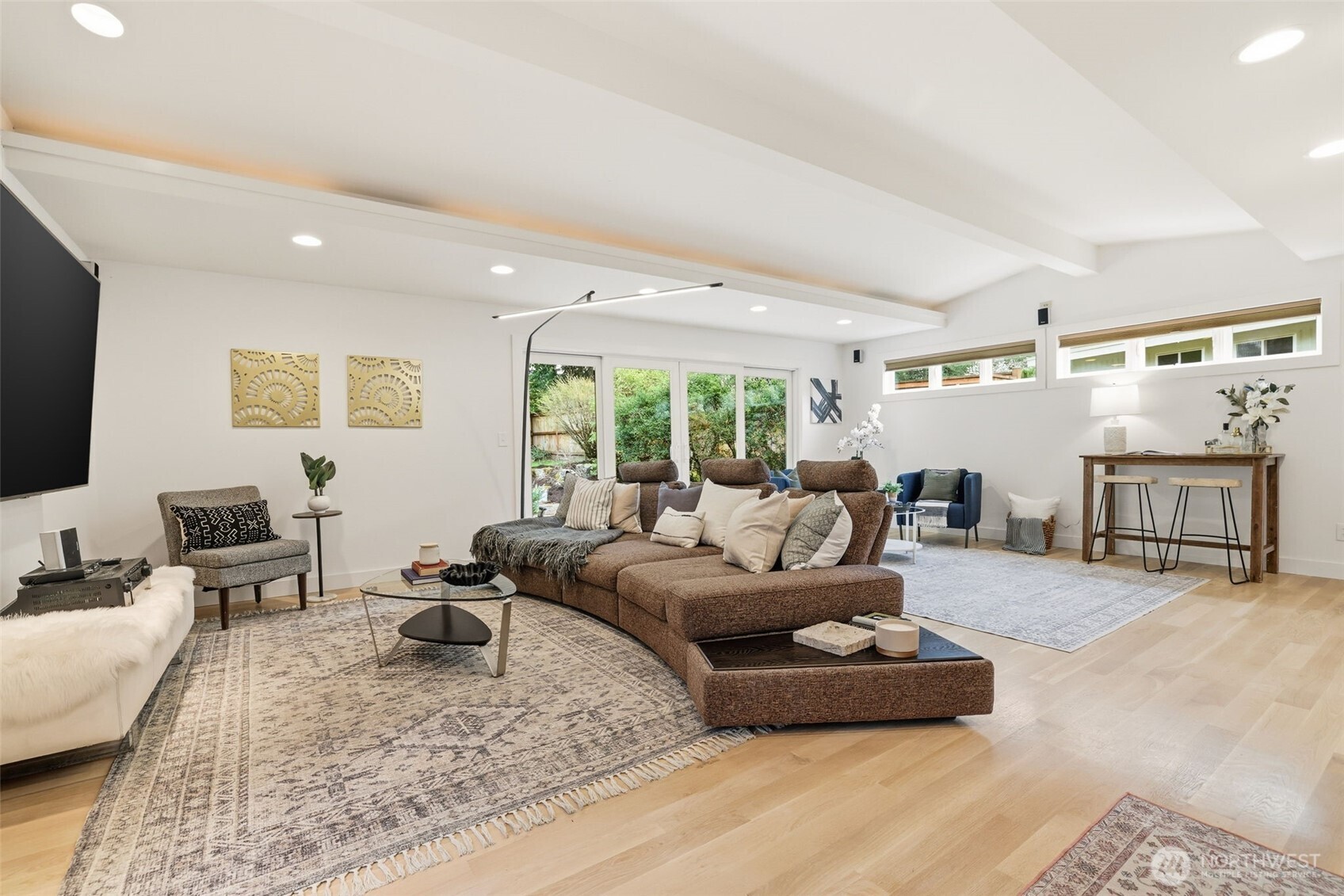 Open-concept living with ideal flow for entertaining