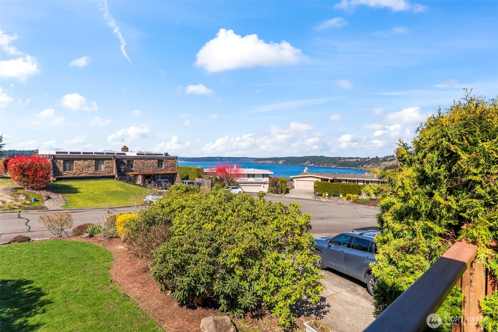 Puget Sound and Olympic Mountain views