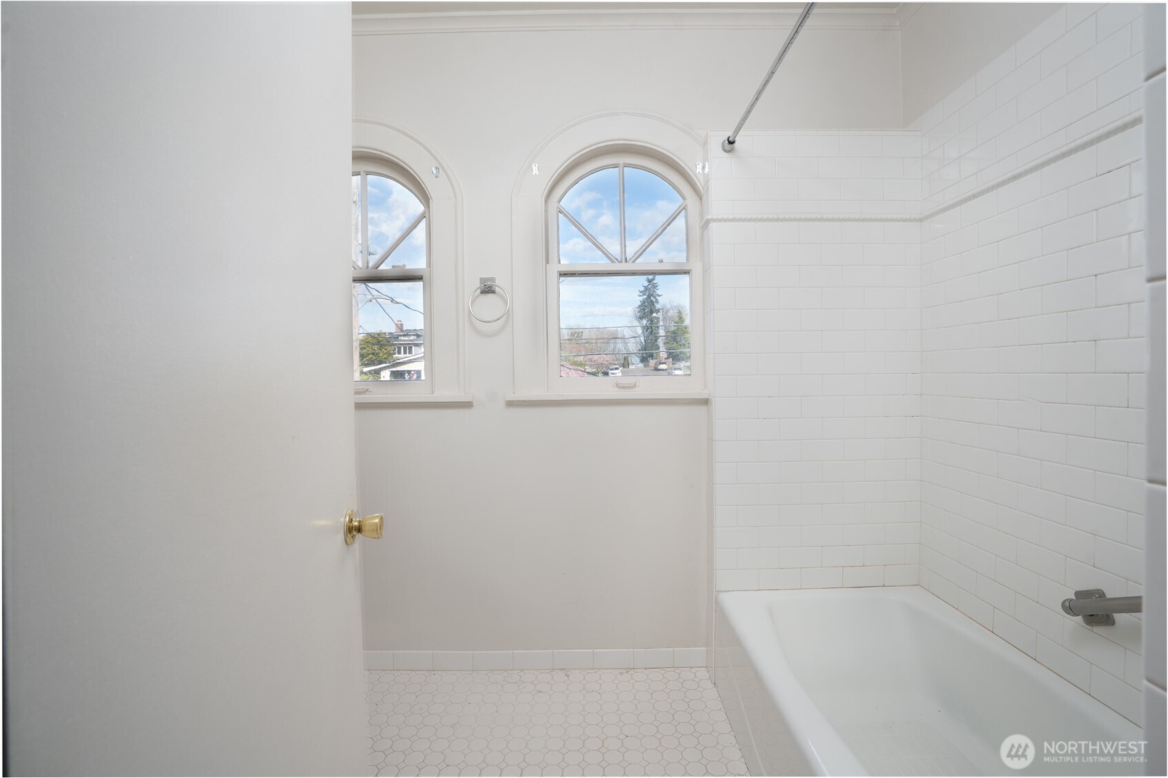 There is even a wee view from the full bath- a loo with a view- gotta love it.