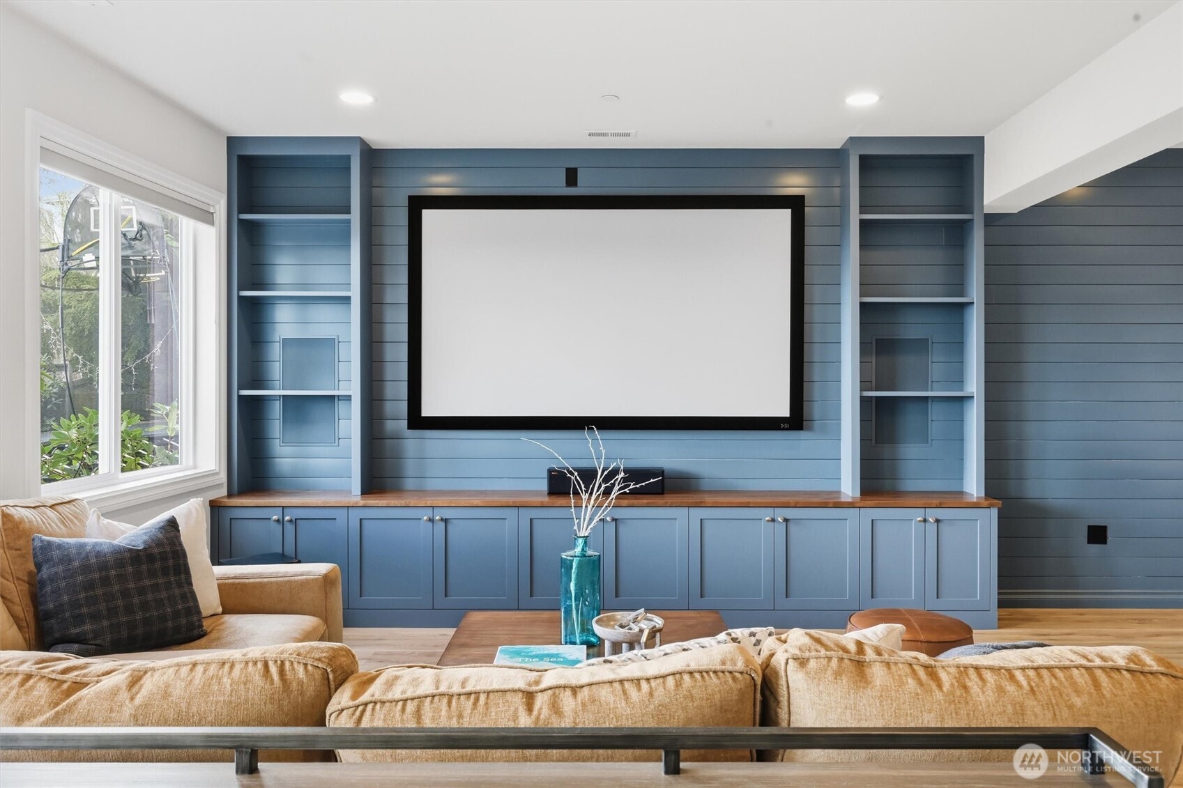 Lower level Media Room