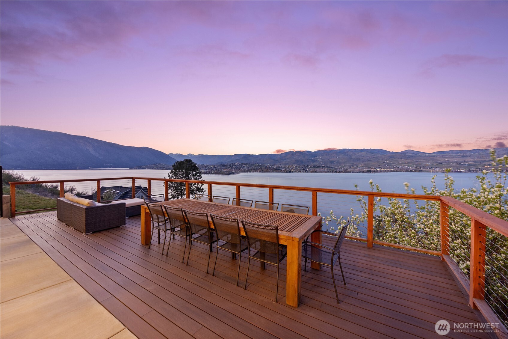Front Deck & Patio twilight