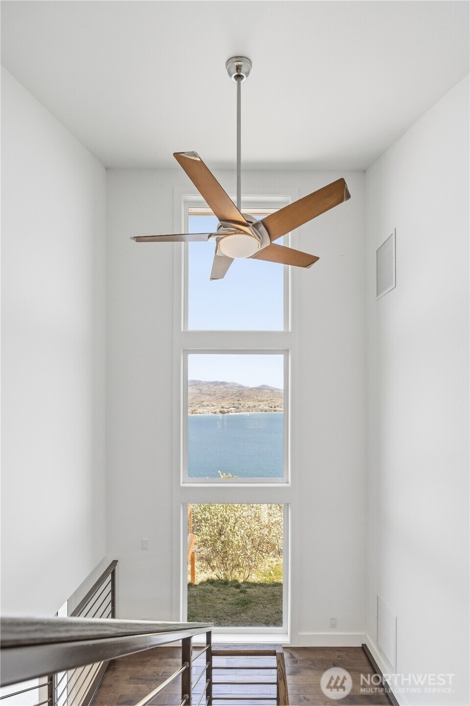 Stunning walls of windows.