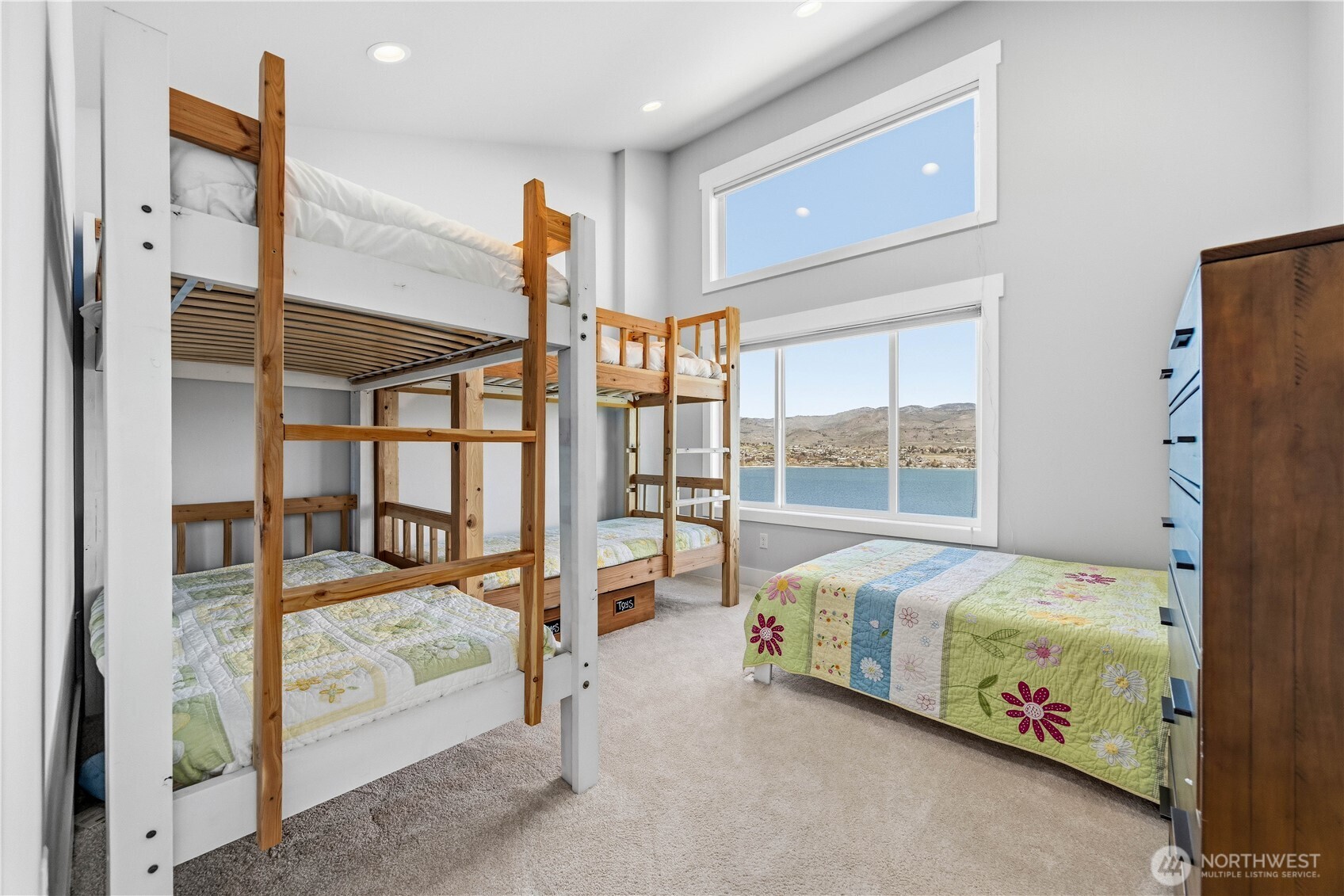 Offcie #2 flexible living space or bunkroom for added guests.