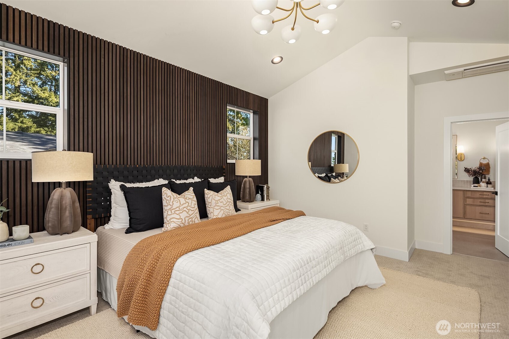 Stunning primary suite