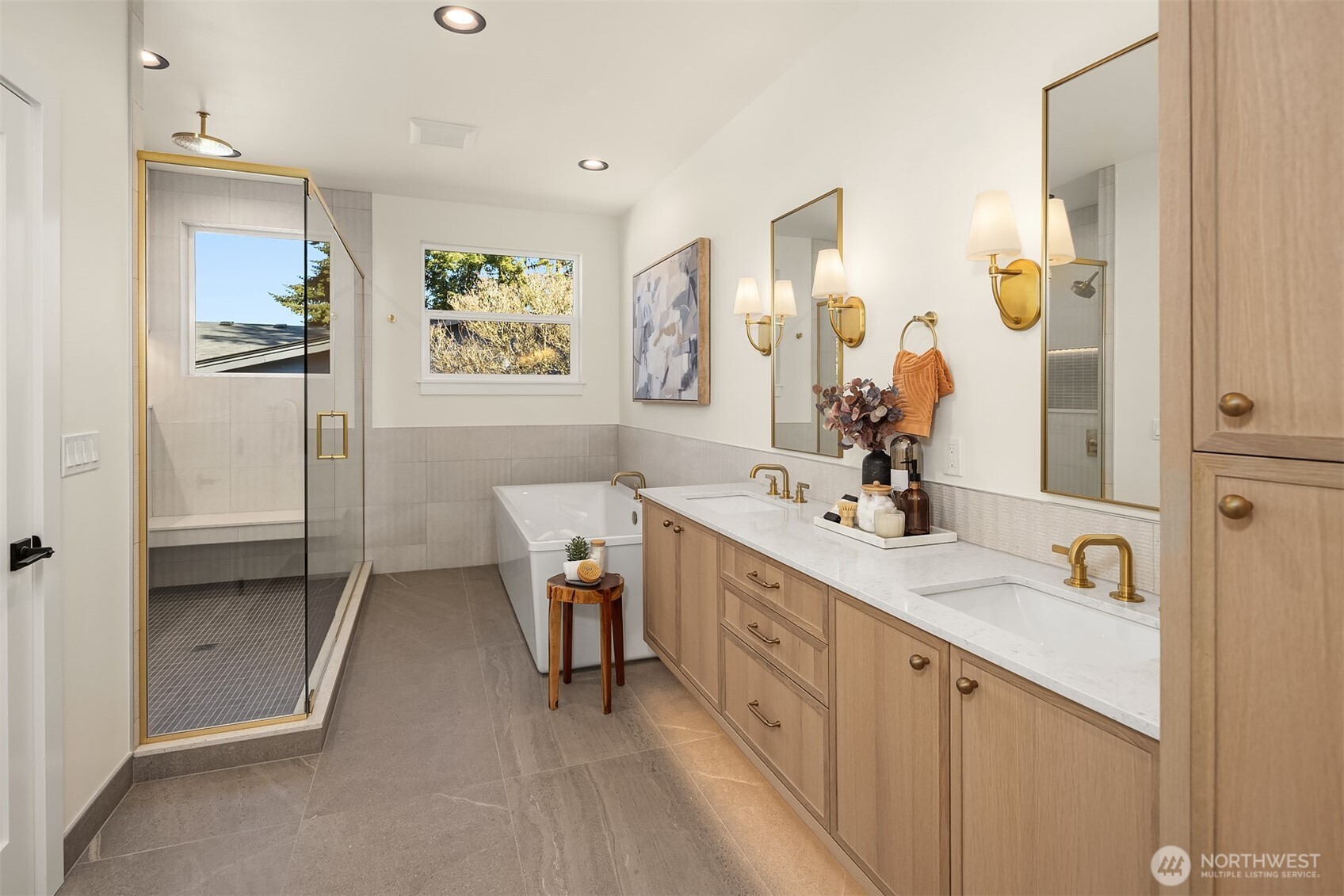 Stunning primary suite