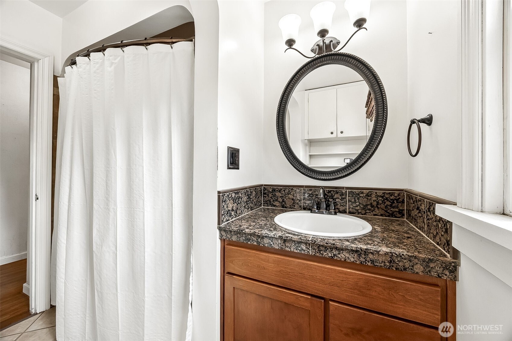 Full bathroom on main floor.