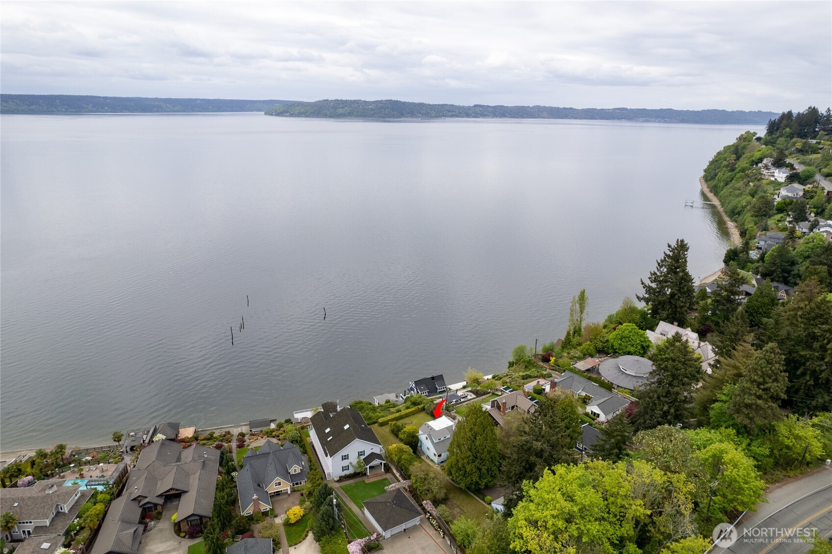 View looking towards Tacoma and Gig Harbor
