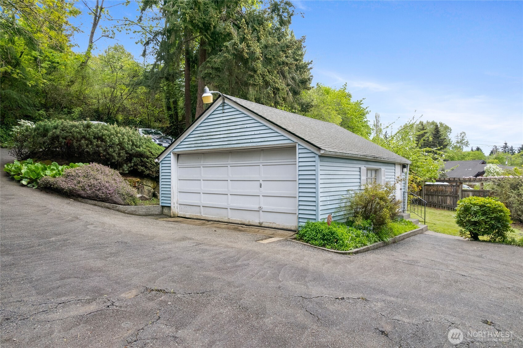 Huge two car garage