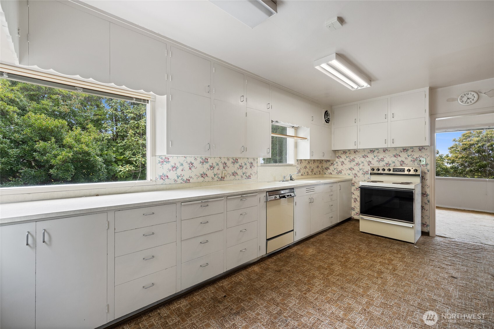 Kitchen has tons of counter space
