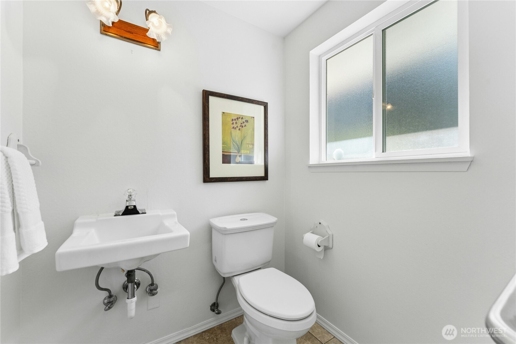 Half Bath Off Craft Hobby Room