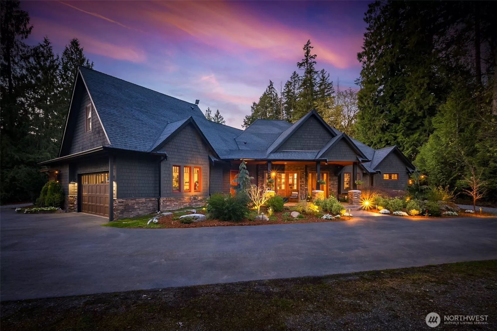 A perfect blend of Pacific Northwest Contemporary style and classic Craftsman charm, this custom home offers warm natural finishes, inviting architecture, and a truly timeless feel.