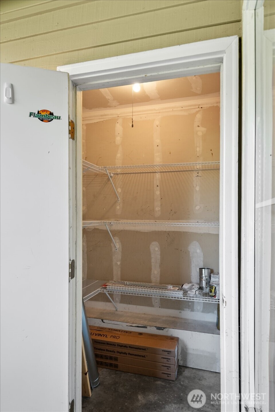 Private, Locked Storage on the Patio