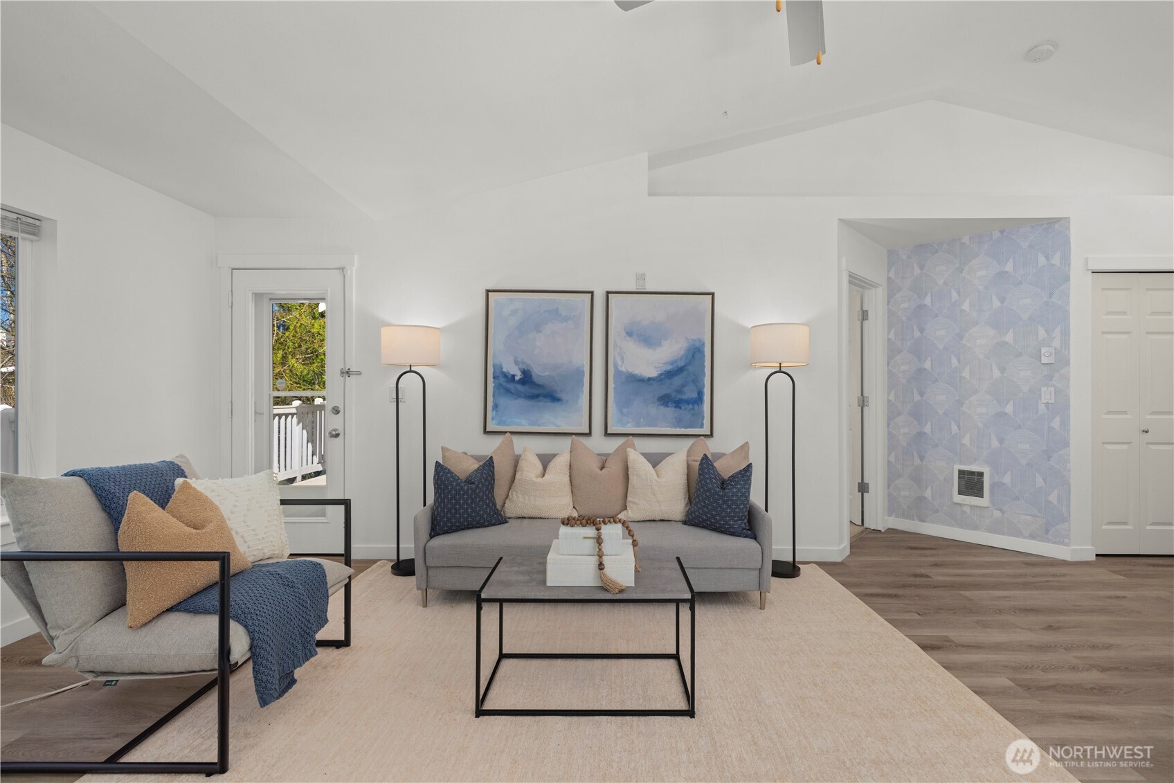 Soaring ceilings let all the light & nature pour in