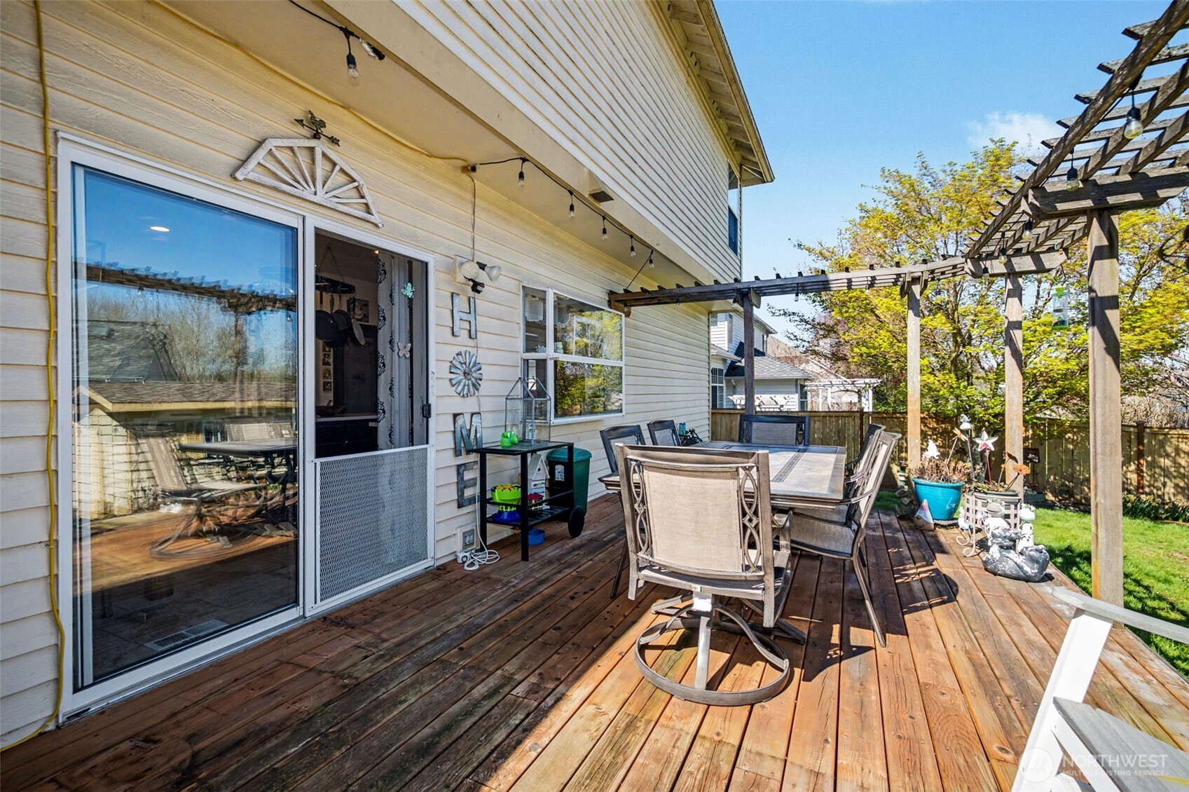 Expansive back deck - there is so much space for entertaining and year round enjoyment