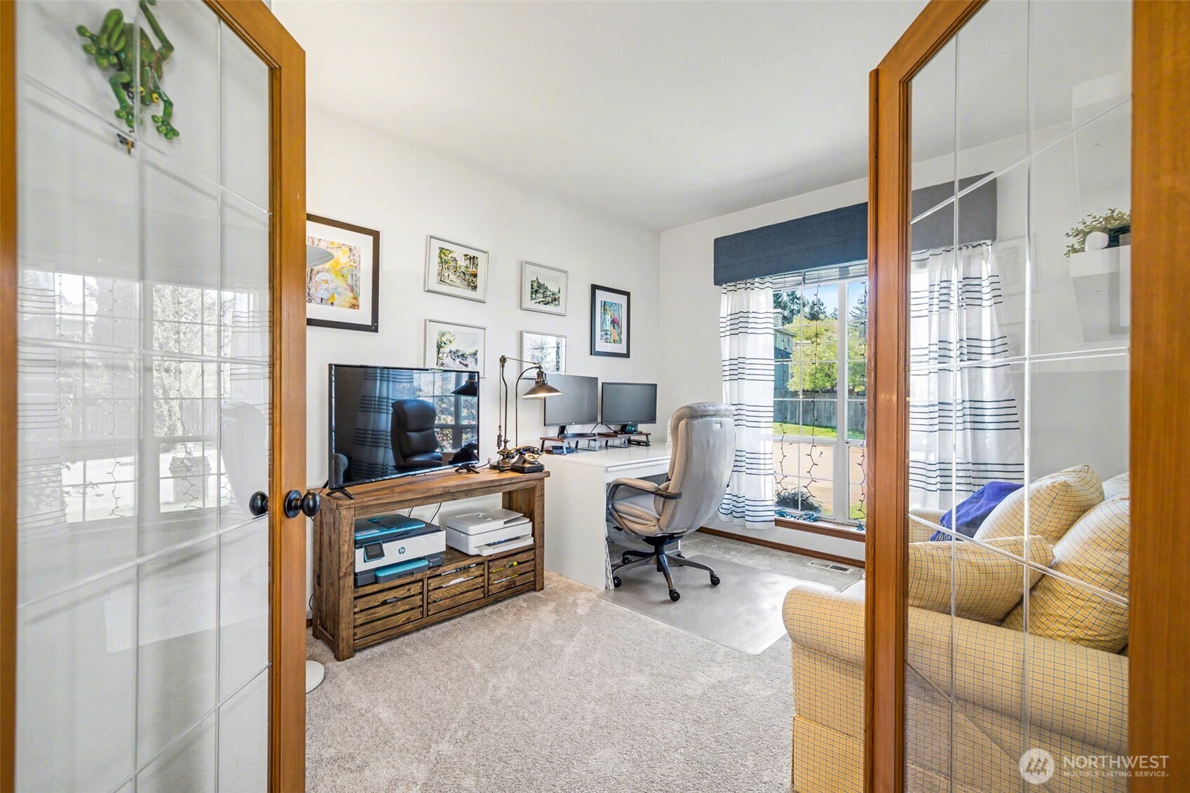 Downstairs office/den