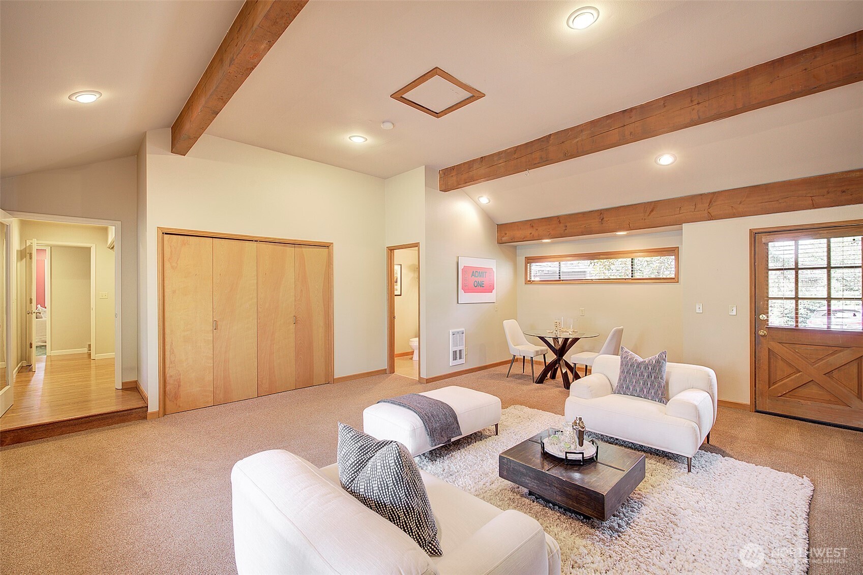 Private entrances to Great room