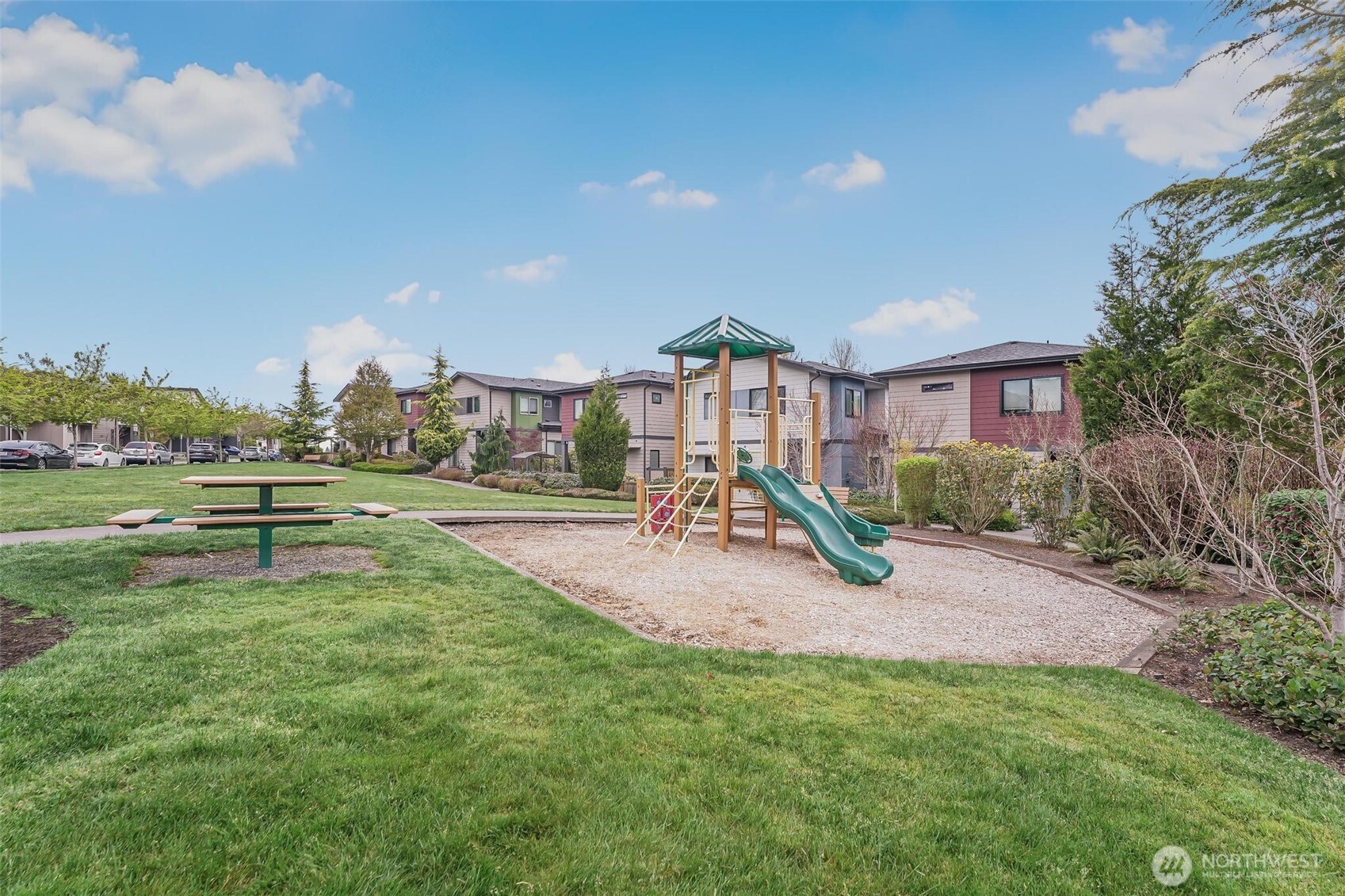 Neighborhood park 1 block away