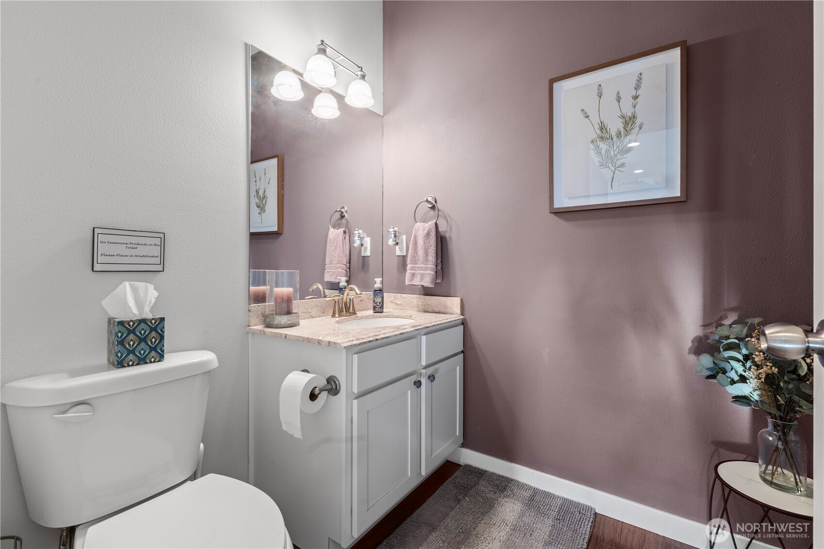 Half bath on main level